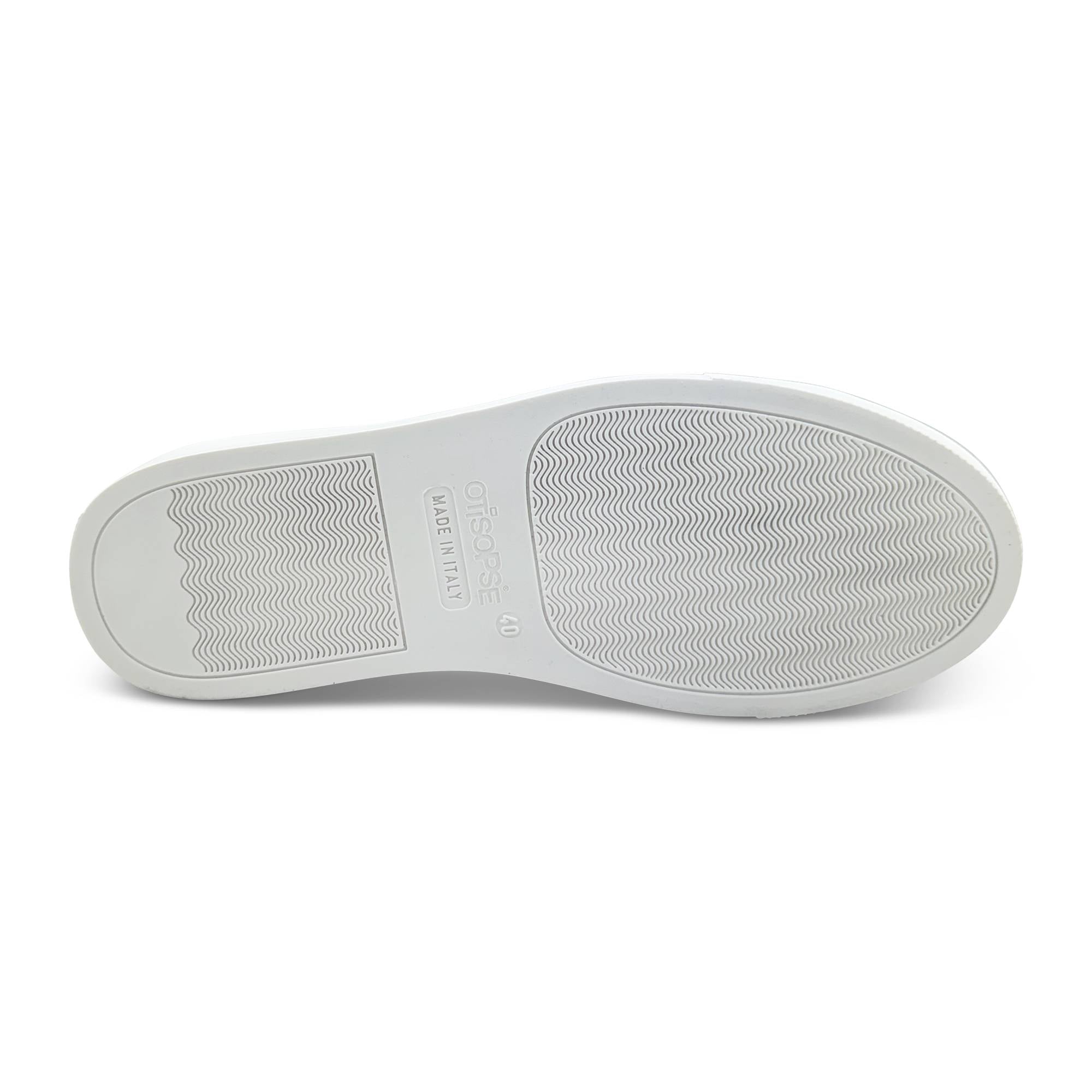 Sneakers bianco in pelle