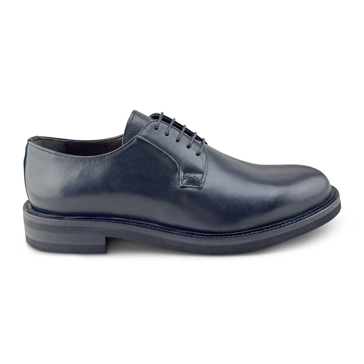 Derby Vibram in pelle nero