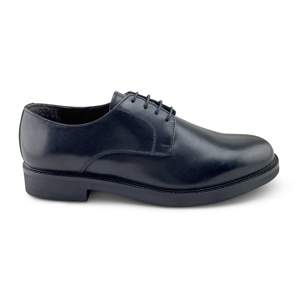 Derby in pelle nero