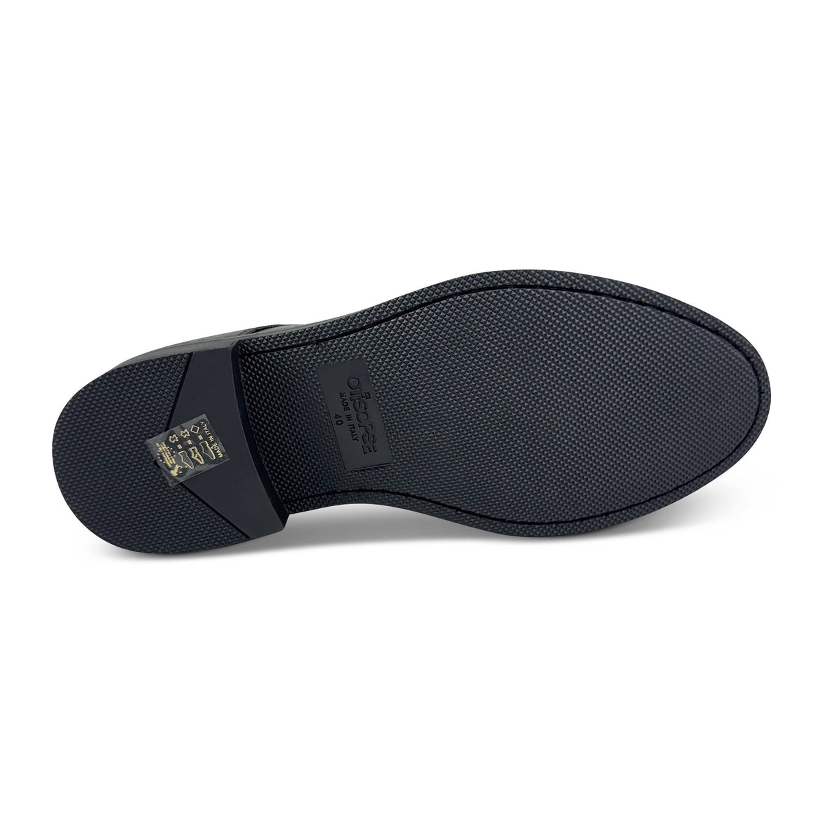 Derby in pelle nero