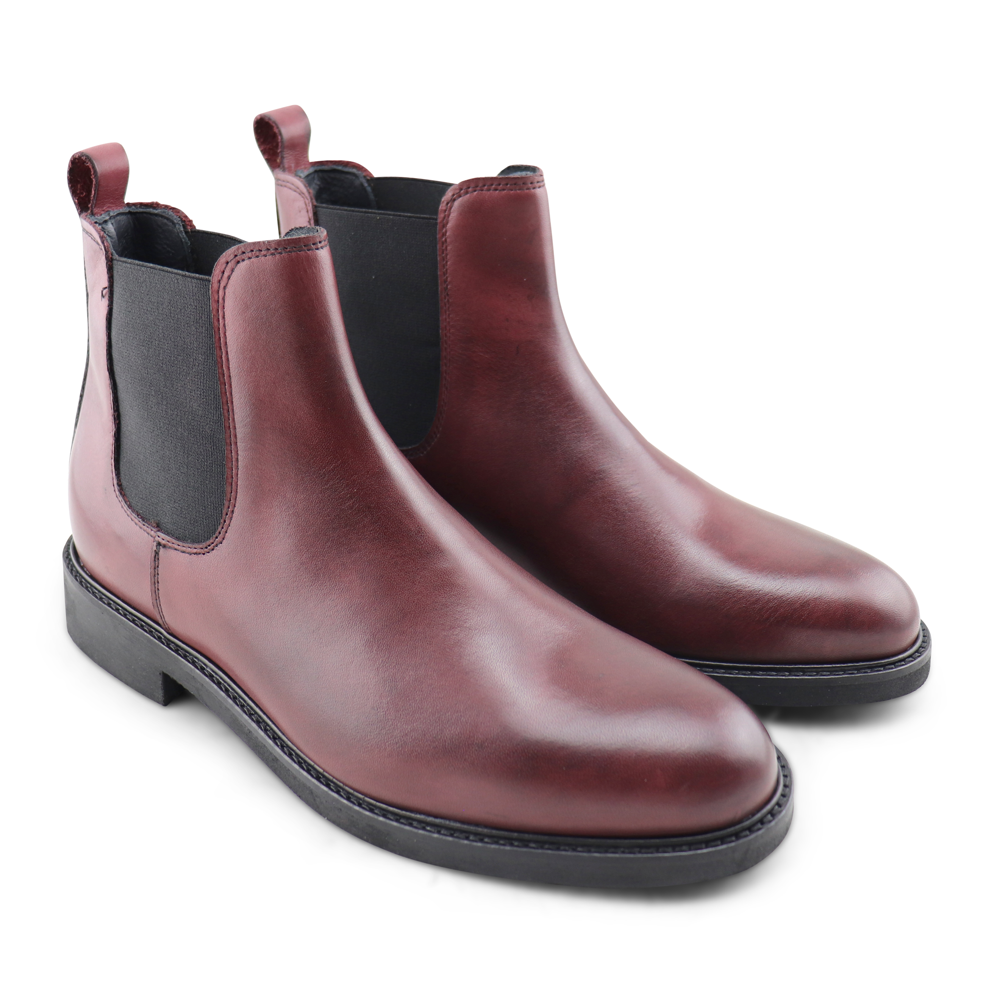 Chelsea bordeaux in pelle