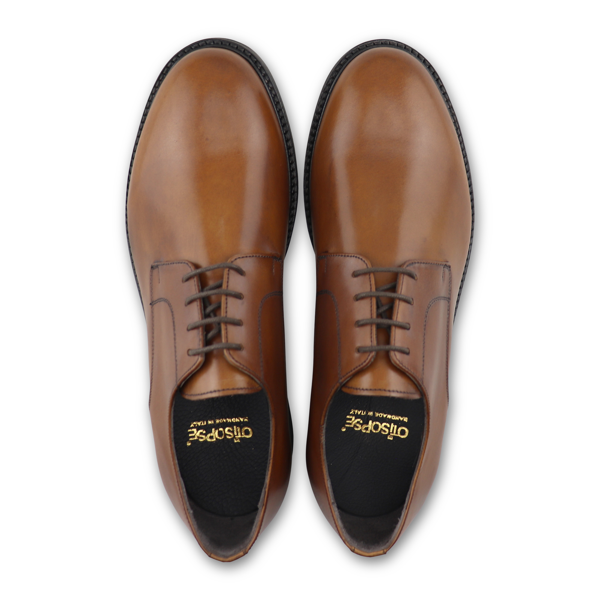 Leather derby shoes