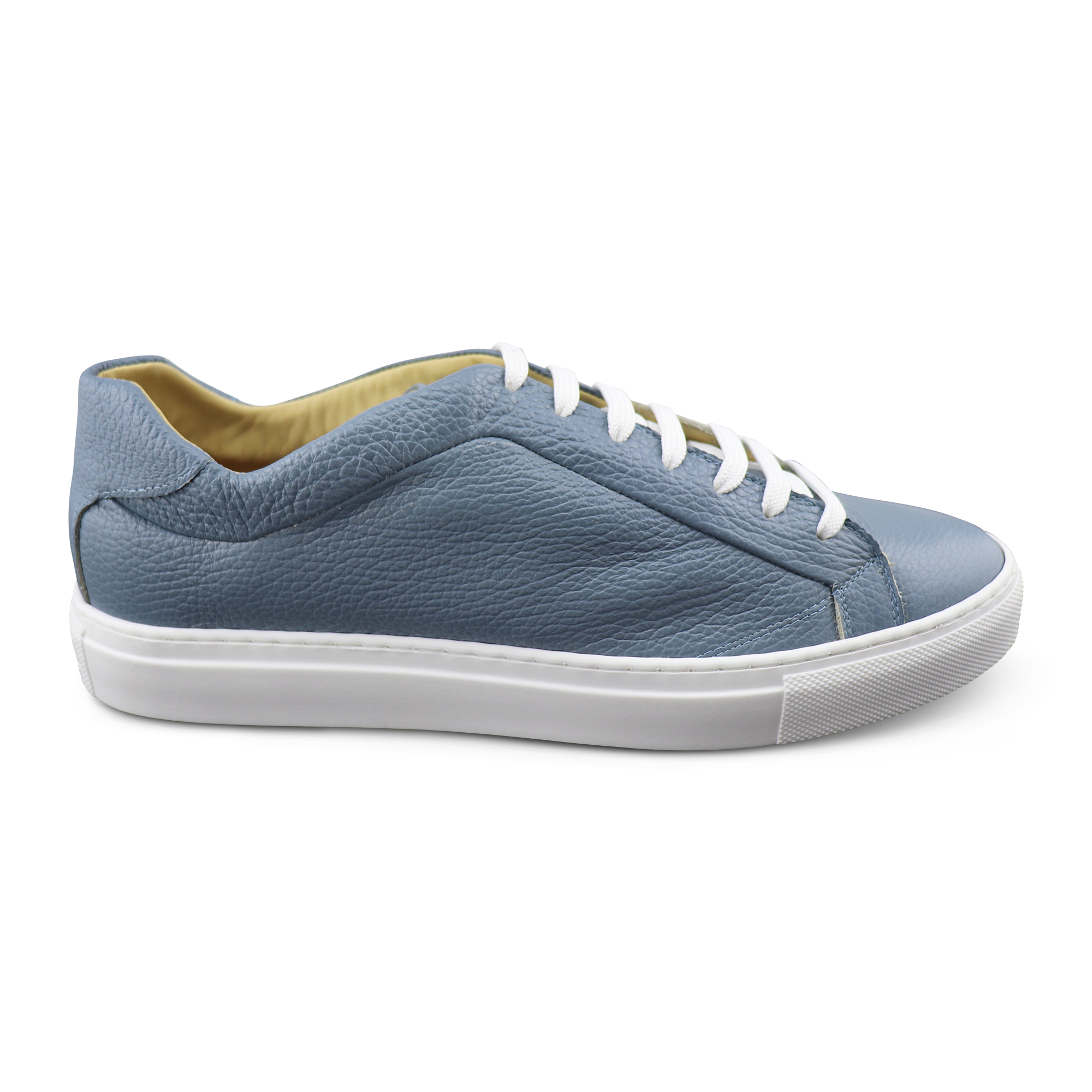 Sneakers lavagna in pelle martellata