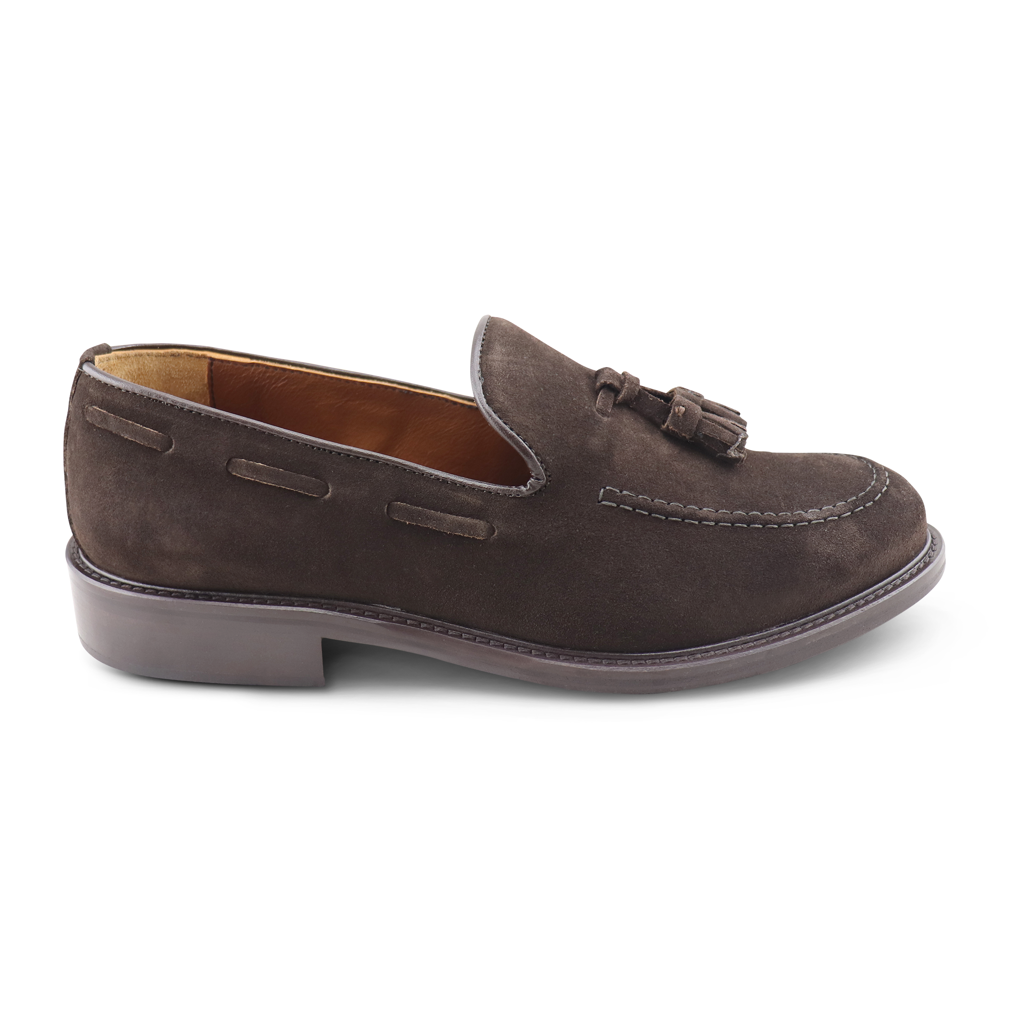 Tassel in camoscio testa di moro