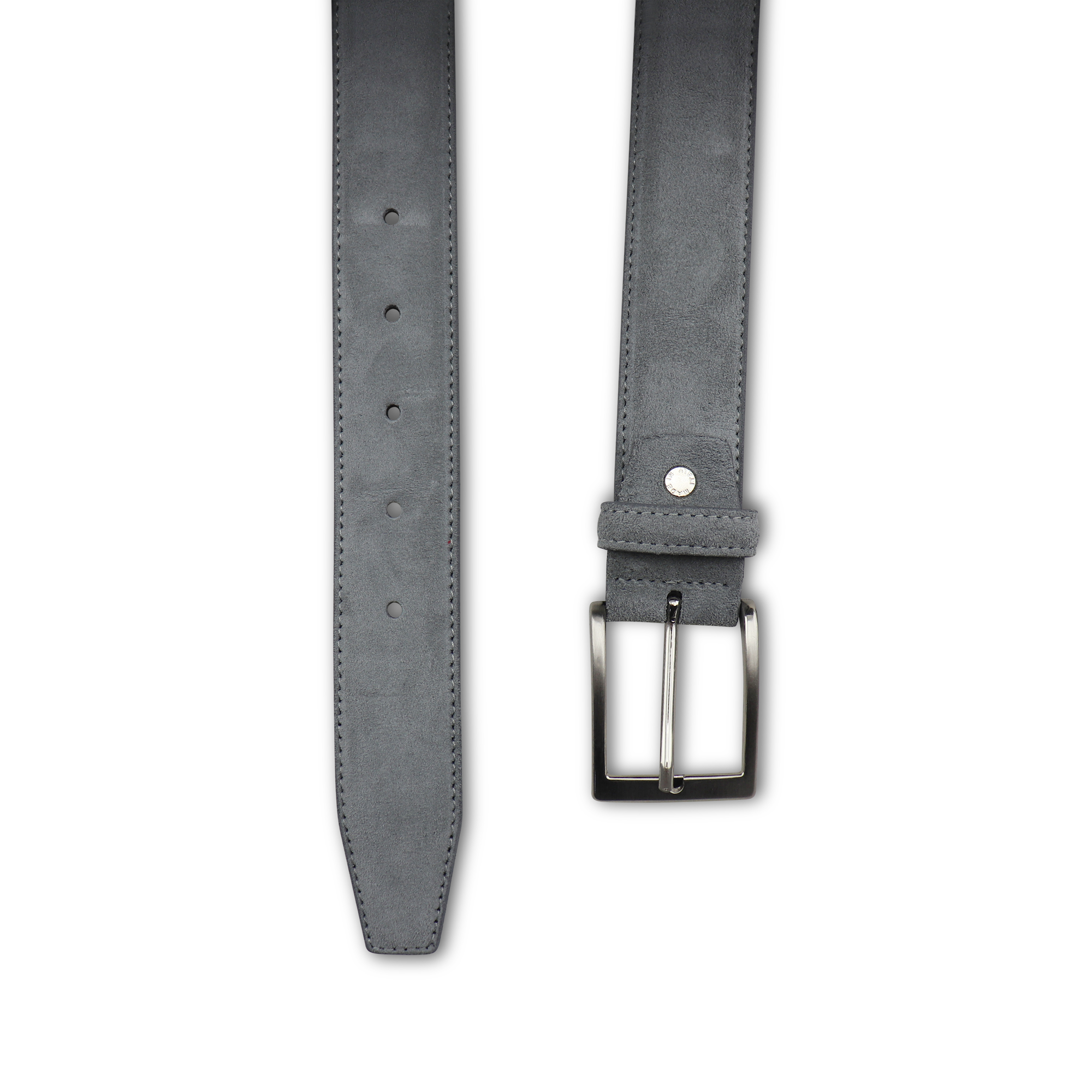 Cintura in camoscio grigio