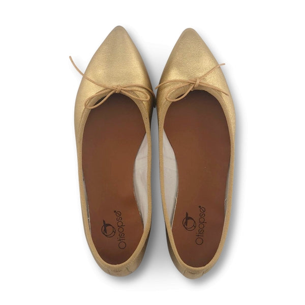 Ballerine in pelle