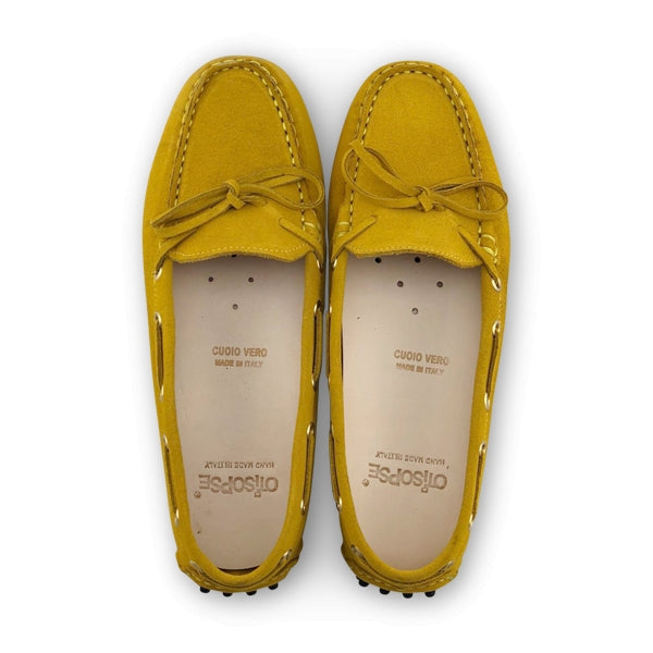 Mocassini gialli da donna
