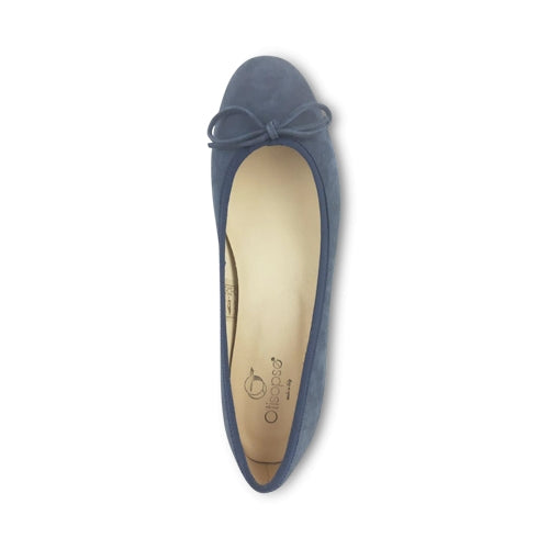 Scarpe ballerine color indaco