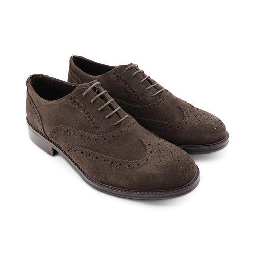 Scarpe Francesine in camoscio testa di moro