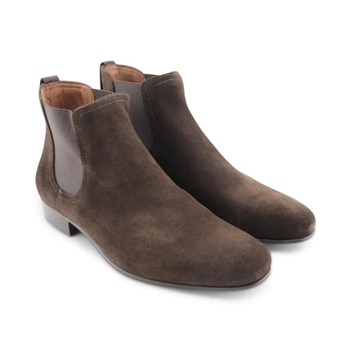 Stivaletti in camoscio testa di moro