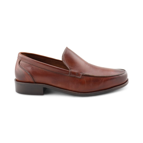 Mocassini marroni in pelle