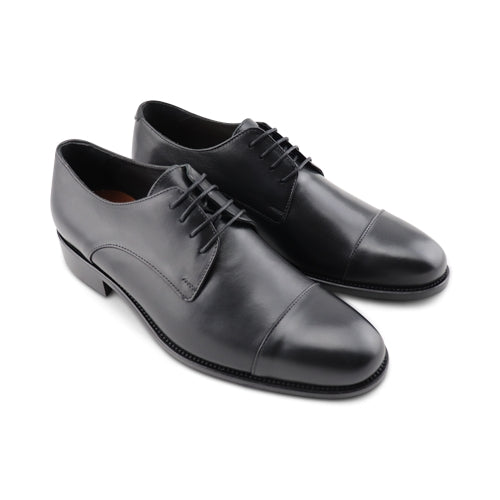 Scarpe Derby nere con puntale