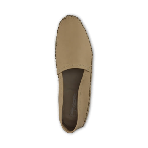 Espadrillas per uomo in pelle beige