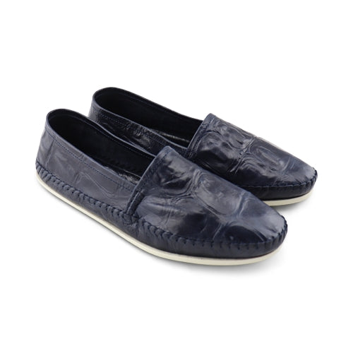 Espadrillas in pelle blu