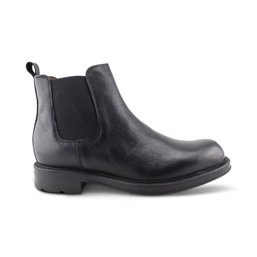 Stivaletti da uomo neri in morbida pelle