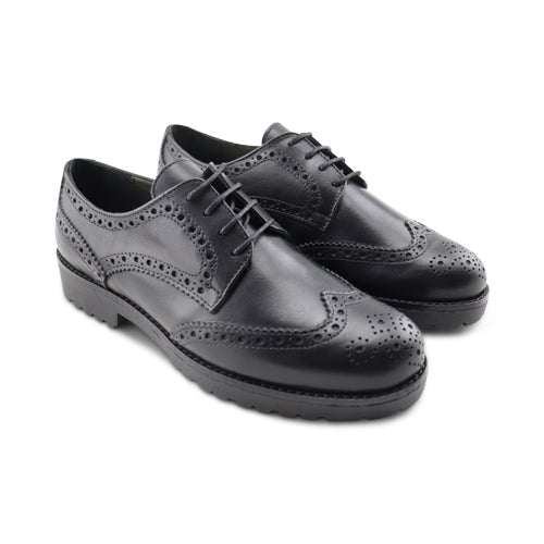 Scarpe Francesine nere in pelle