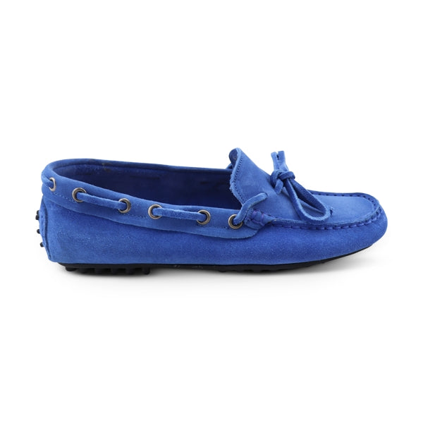 Mocassino Otisopse Donna Electric Blue Suede Driving Shoes