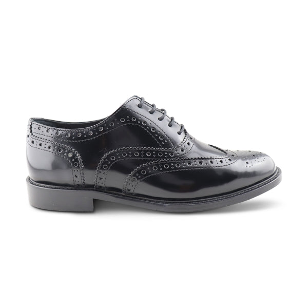 Oxford shoes for men in black leather