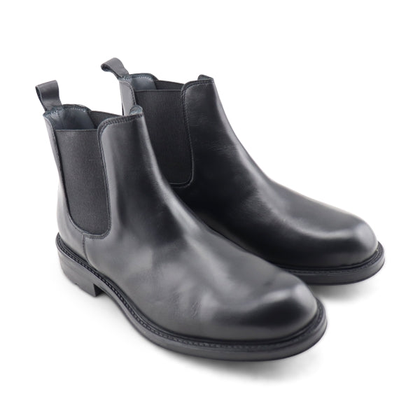 Stivaletti neri in pelle