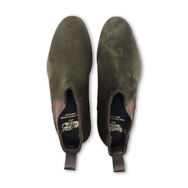 Beatles camoscio verde oliva