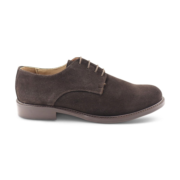 Dark brown suede derby display picture 1