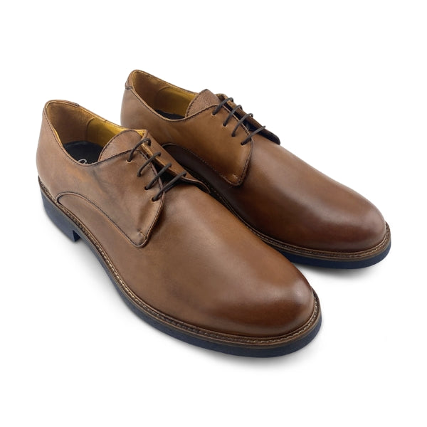 Derby in leather calfskin