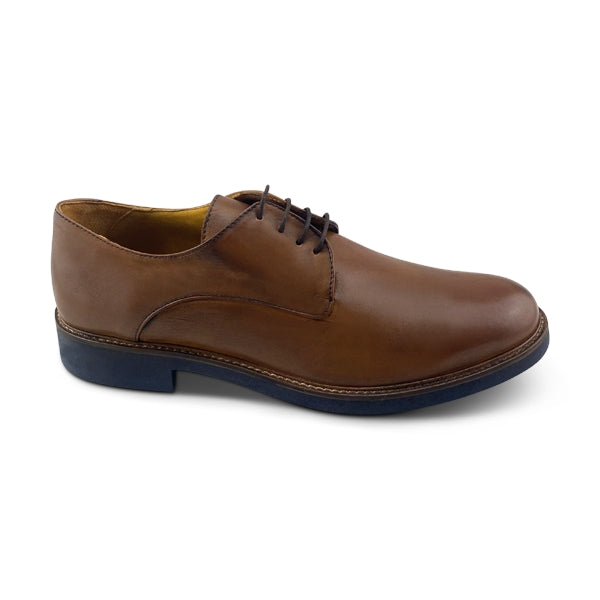 Derby in leather calfskin