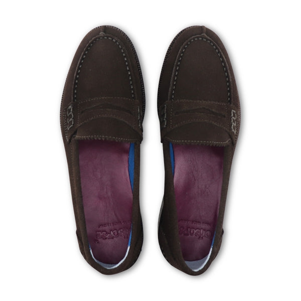 Mocassini testa di moro in camoscio