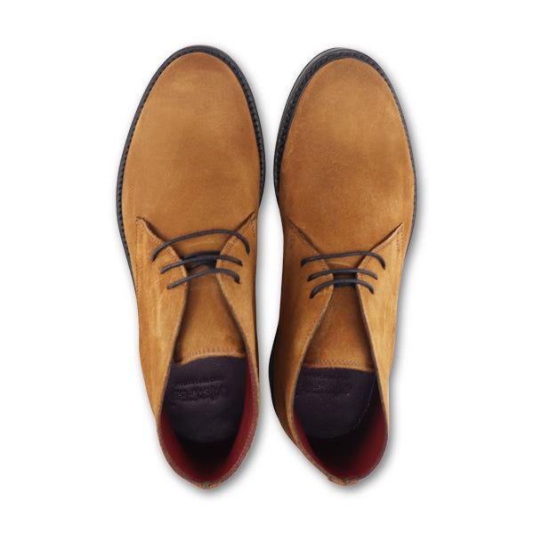 Polacchine Vibram camoscio tabacco