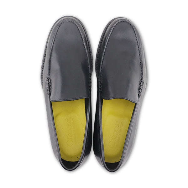 Mocassini neri in pelle