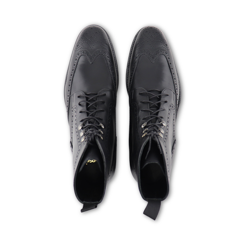 Stivaletti neri in pelle