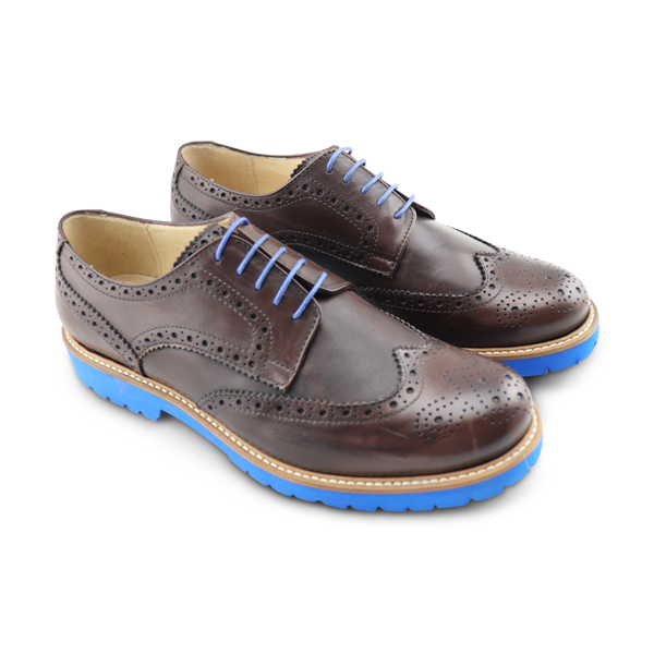 Derby in pelle testa di moro