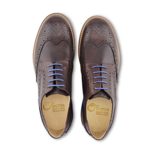 Derby in pelle testa di moro