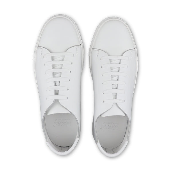 Sneakers bianca in pelle