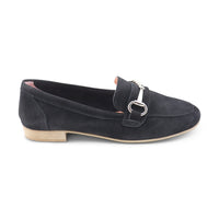 Mocassini camoscio nero
