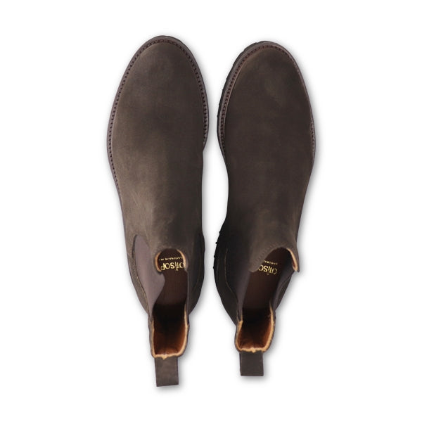 Chelsea in dark brown suede