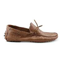 Leather scrunched leather sole protectors