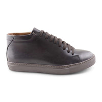 Sneakers testa di moro in pelle
