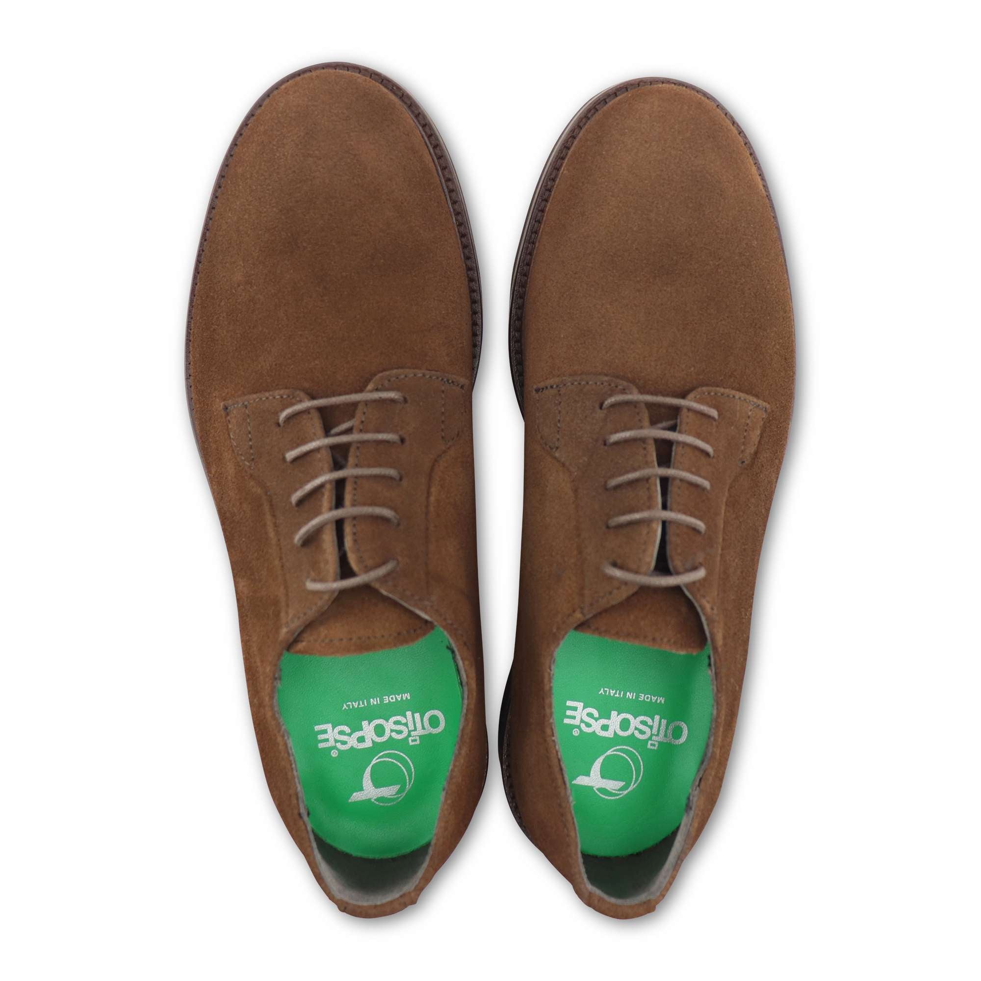 Derby sigaro in camoscio