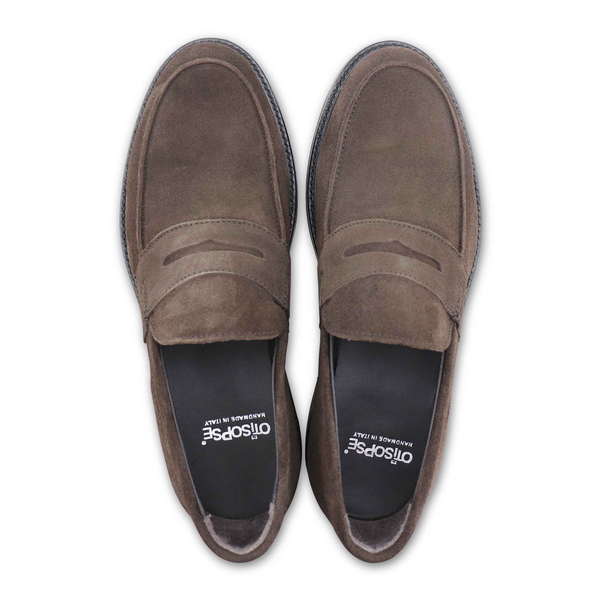 Mocassini testa di moro in camoscio