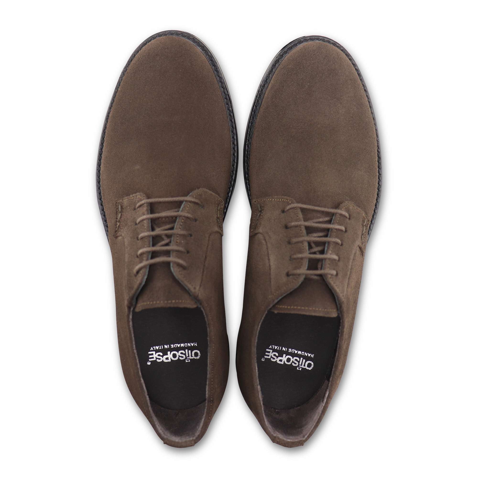 Derby testa di moro in camoscio