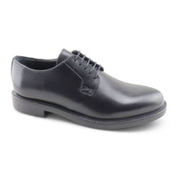 Derby nero in pelle