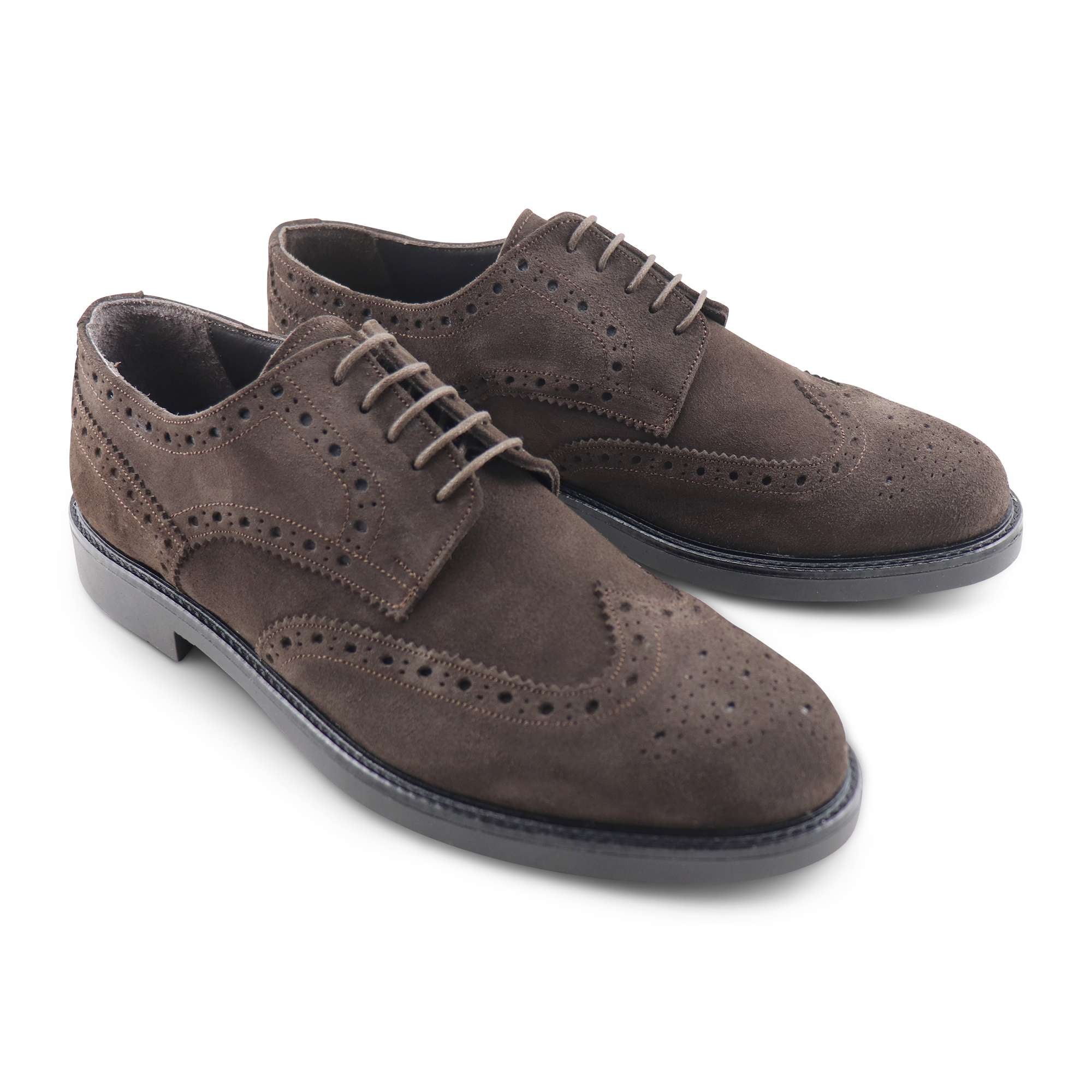 Derby in camoscio testa di moro