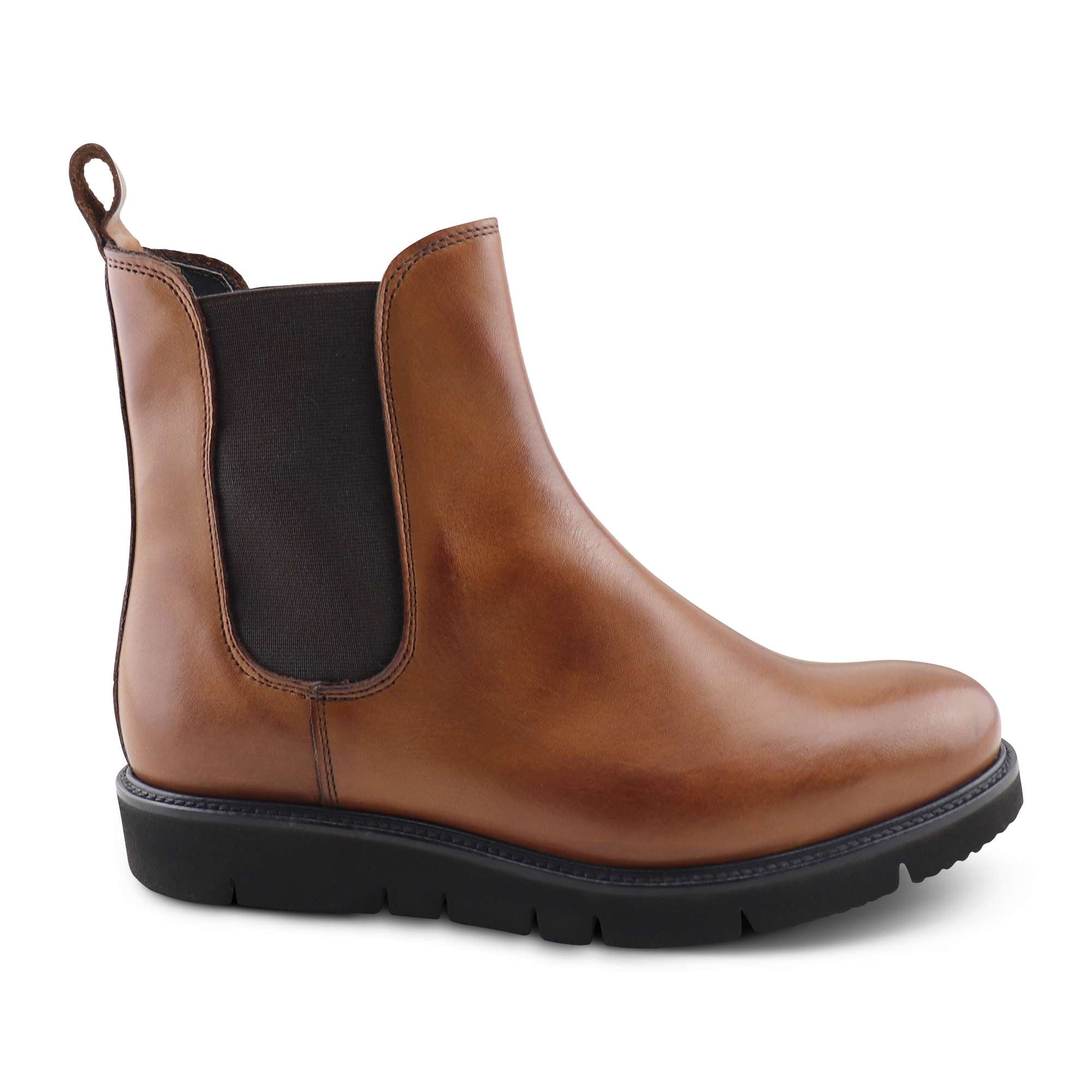 Stivaletti cuoio in pelle