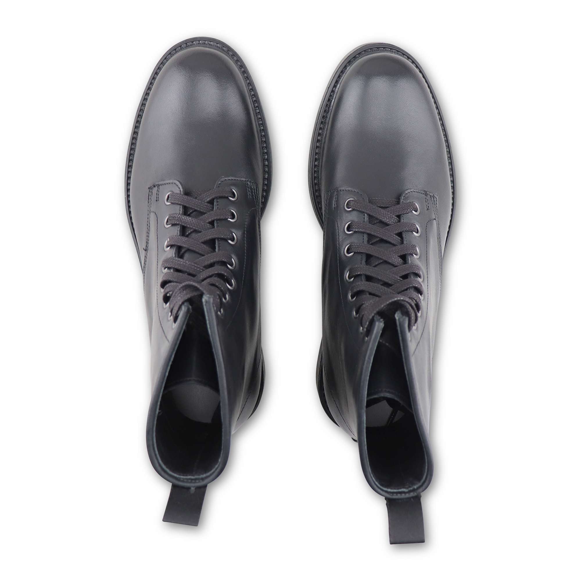 Stivaletti neri in pelle