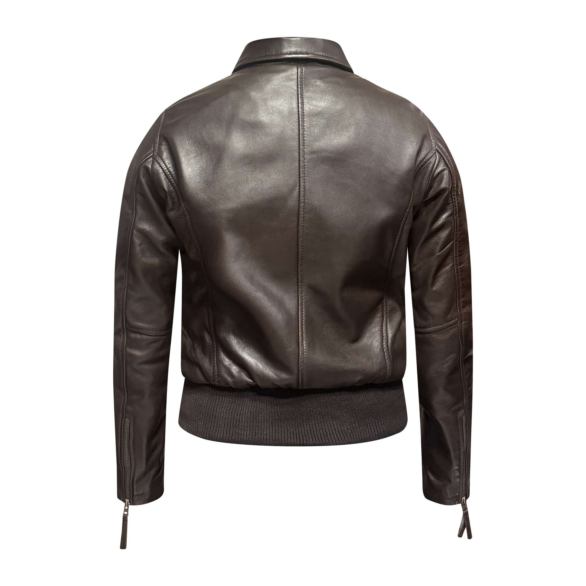 Bomber donna in nappa testa di moro