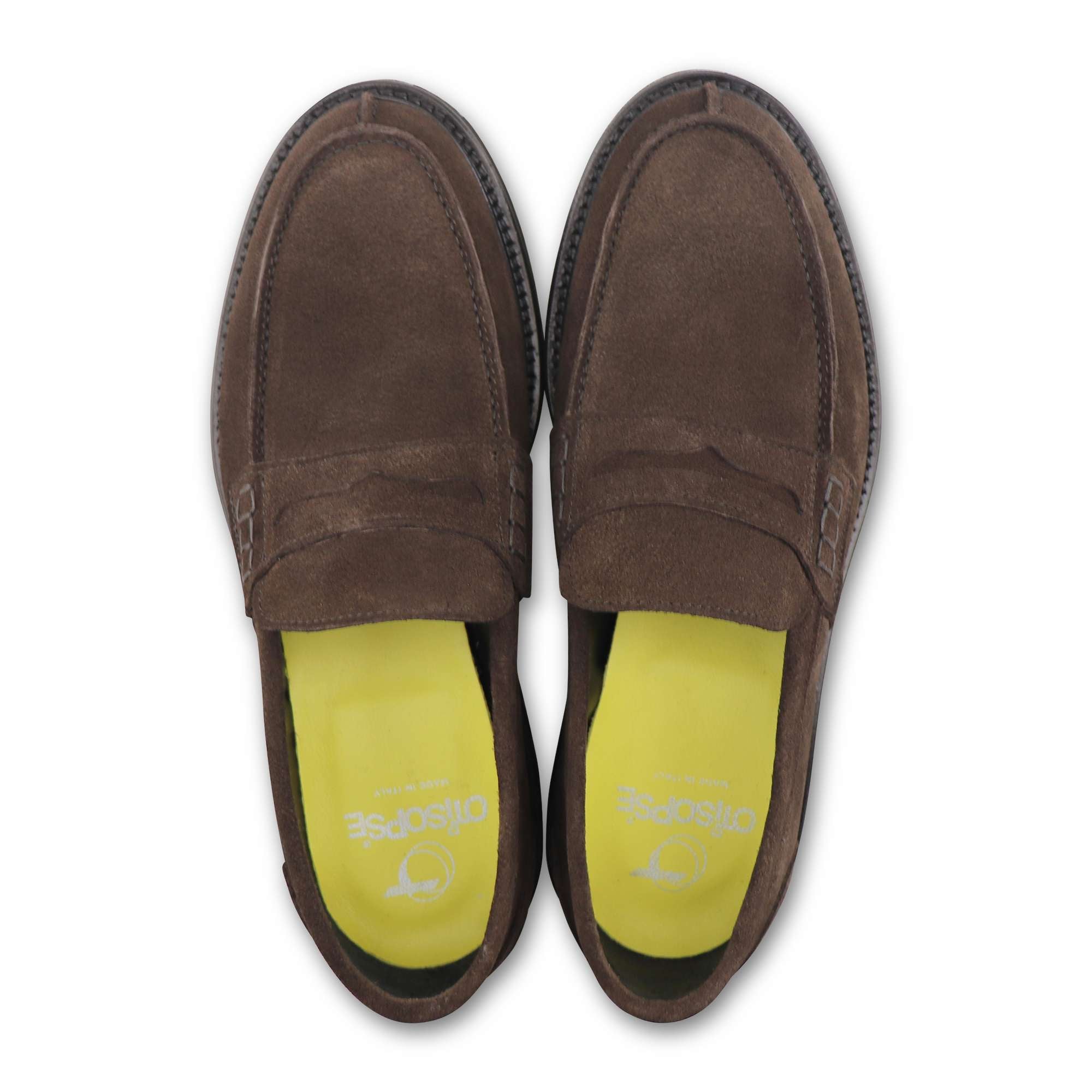 Mocassini testa di moro in camoscio