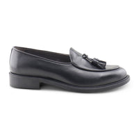 Tassel nero in pelle