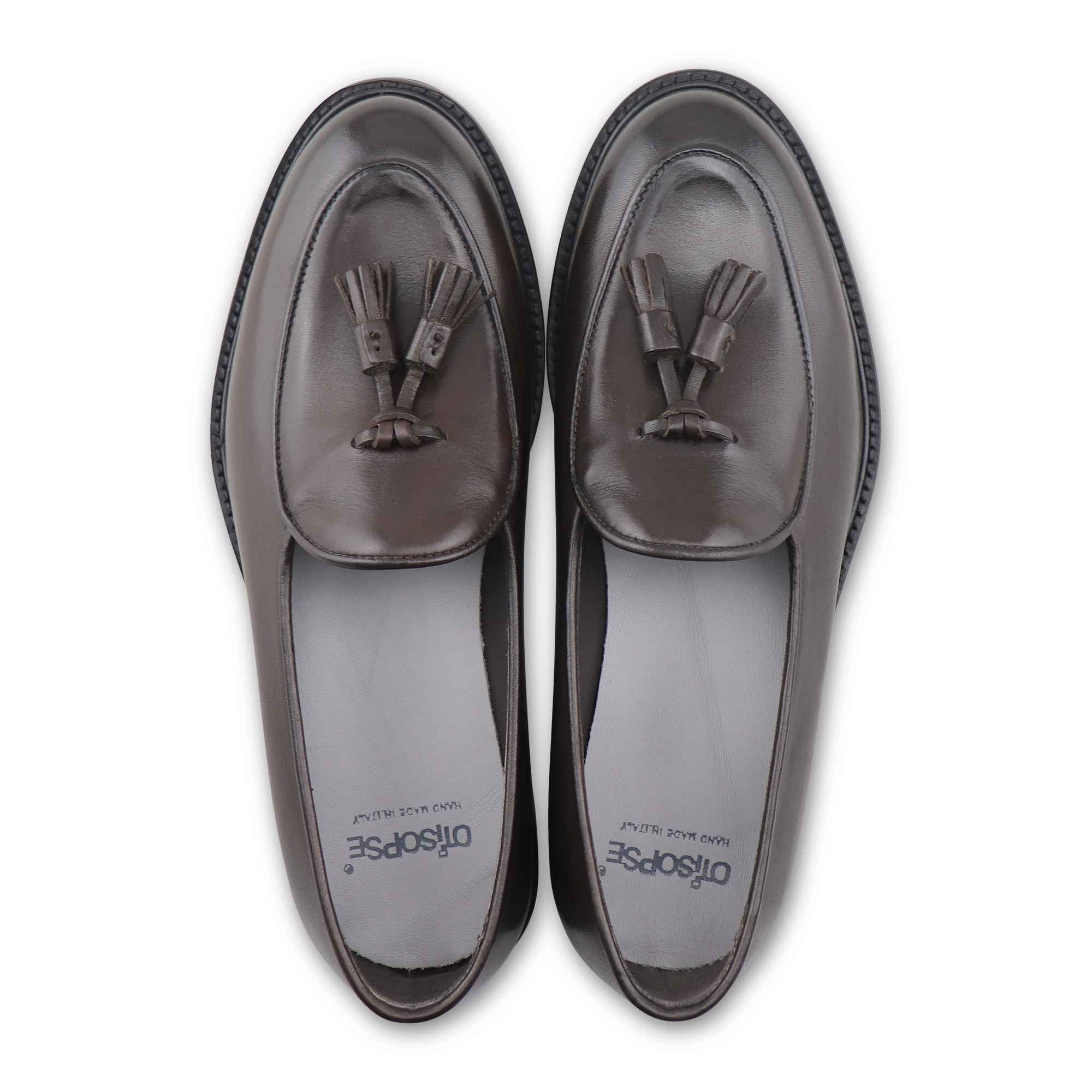 Tassel testa di moro in pelle