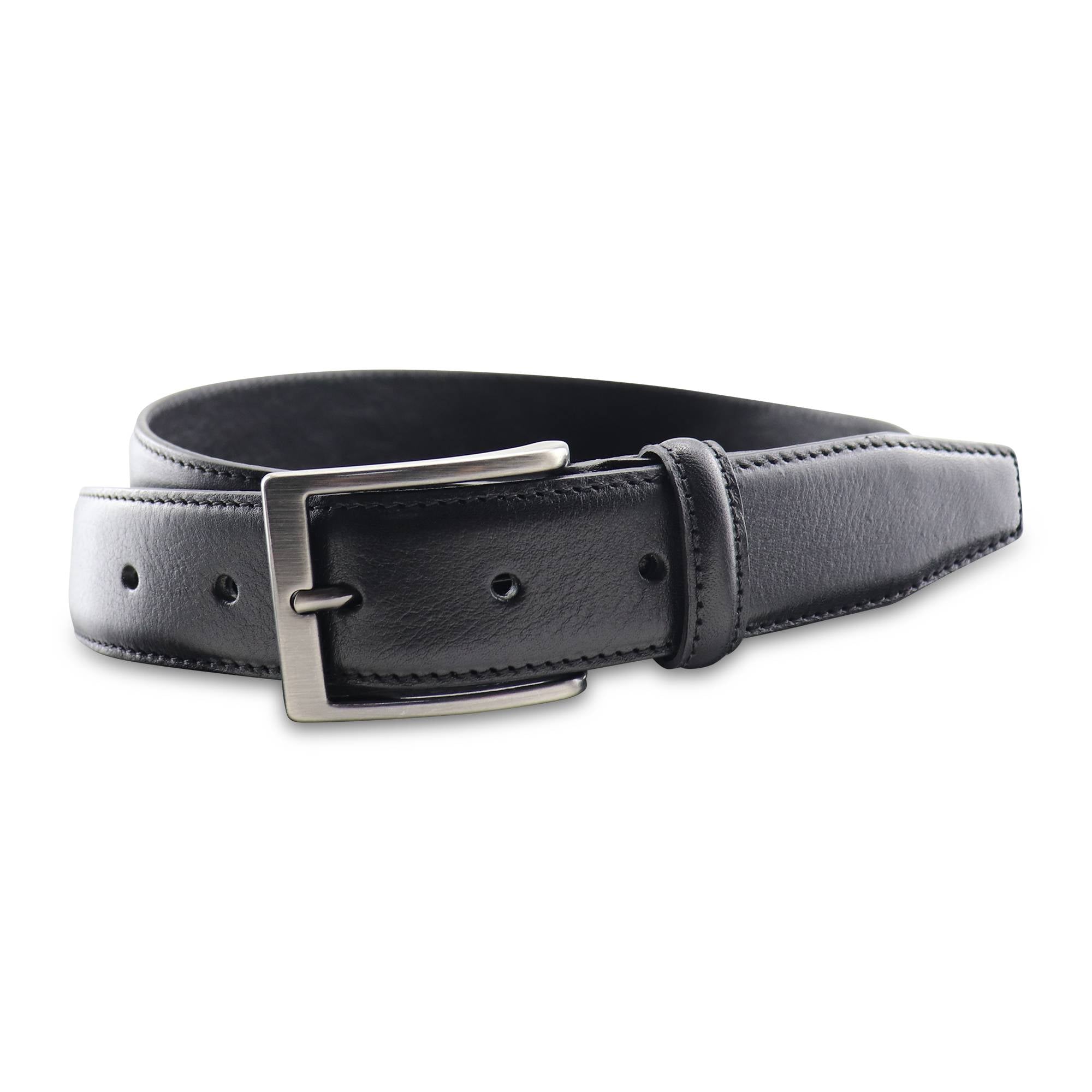 Cintura pelle e pelle nero